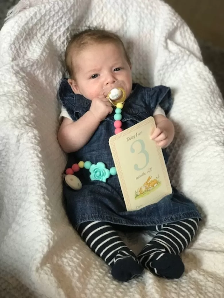 Haylie age 3 months